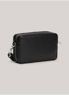 TOMMY HILFIGER Women's Essential Th Monogram Small Camera Bag -  Recycled polyester mix, Black  - Image 3
