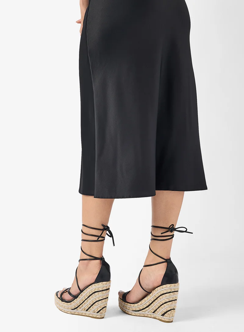 ELLA Multi Strap High Heel Wedge Sandal