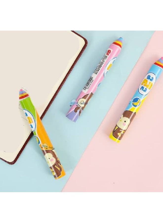 FunBlast - Erasers For Kids In Different Shapes Stationery Gift For Kids Pencil Shaped Eraser For Children School Kids/Birthday Return Gift For Children (3 Pc;Multicolor) - Image 1