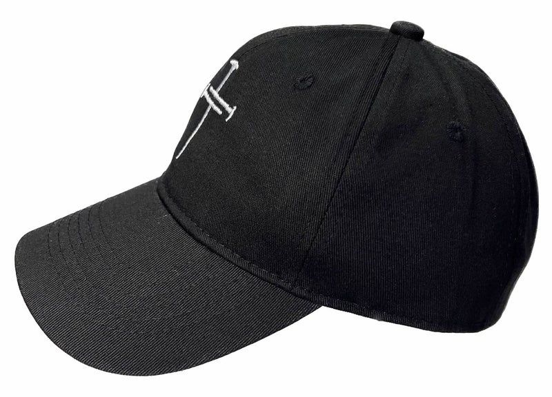 Quanhaigou Low Profile Cotton Baseball Cap Dad Hat Adjustable Fashion Hats for Men Women Polo Trucker Unisex Style Headwear (Black White Cross) - Image 2