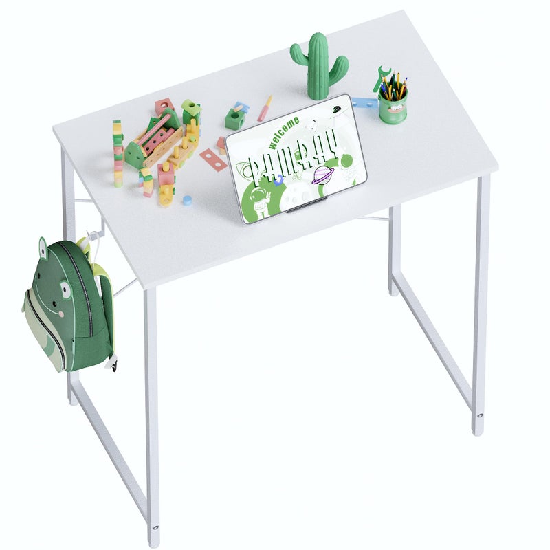 Pamray 23 Inch Computer Desk for Small Spaces, Home Office Work Desk with Headphone Hook, Small Office Desk Study Writing Table - Image 1