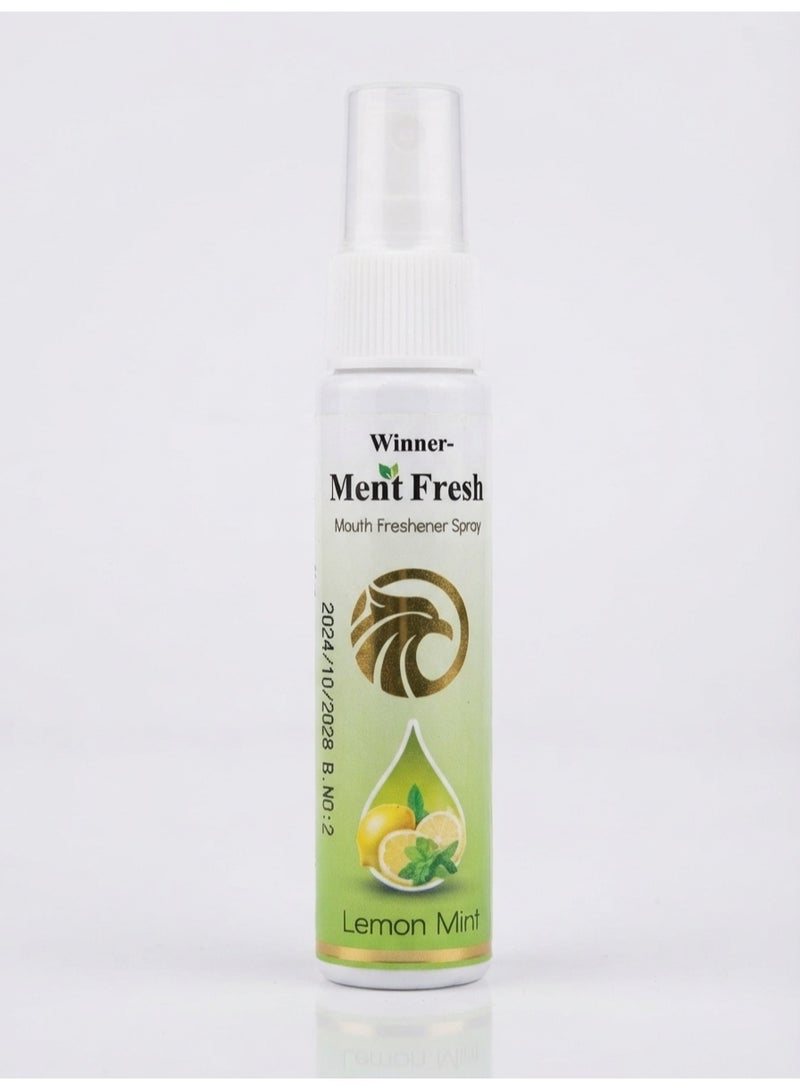 MENT FRESH Mouth Freshener Spray with Lemon Mint - 30 ml