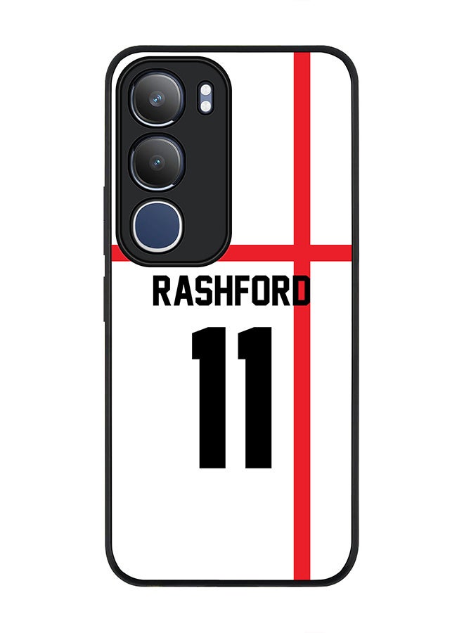 Stylizedd For vivo Y19s / Y19s Pro Case,Slim fit Camera Protection, Shockproof Thin Phone cover  - Football - England,  RashFord