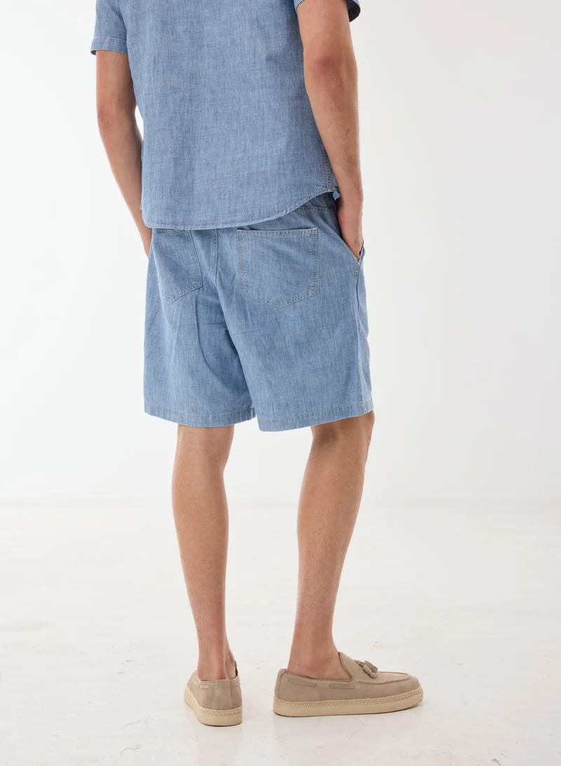 Ashita Fernandes Short Sleeve Chambray Shirt