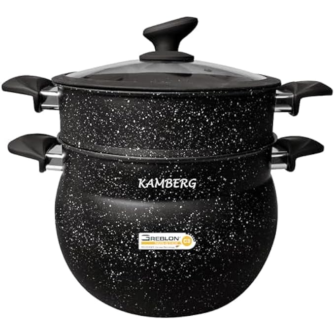 KAMBERG 0008230 Aluminium Couscous Pot - Image 1