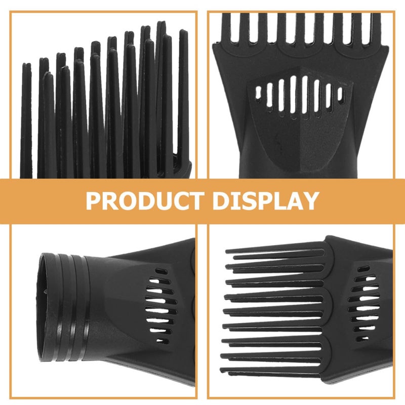 10pcs Reusable Hair Dryer Concentrator Nozzle Wide Comb Attachment Salon Home Styling Tool - Image 4