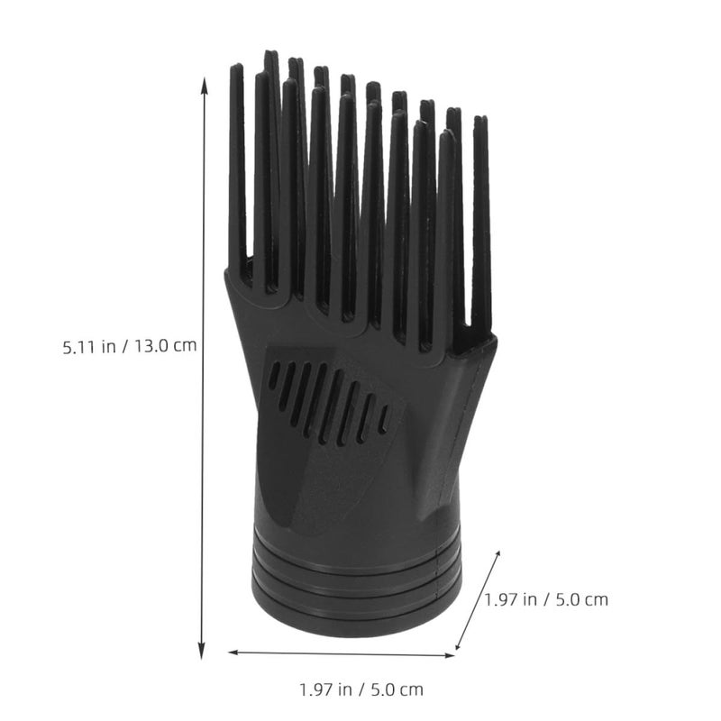 10pcs Reusable Hair Dryer Concentrator Nozzle Wide Comb Attachment Salon Home Styling Tool - Image 3