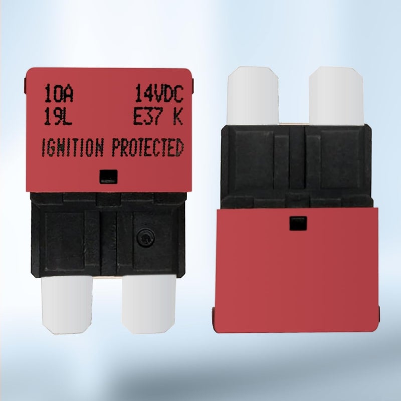 jamgoer 10 Pack 10 Amp Auto Reset Circuit Breaker ATC/ATO Resettable Fuse Low Profile Automotive Satandard Blade Fuse DC12V-32V for Car Truck RV Marine Boat - Image 4