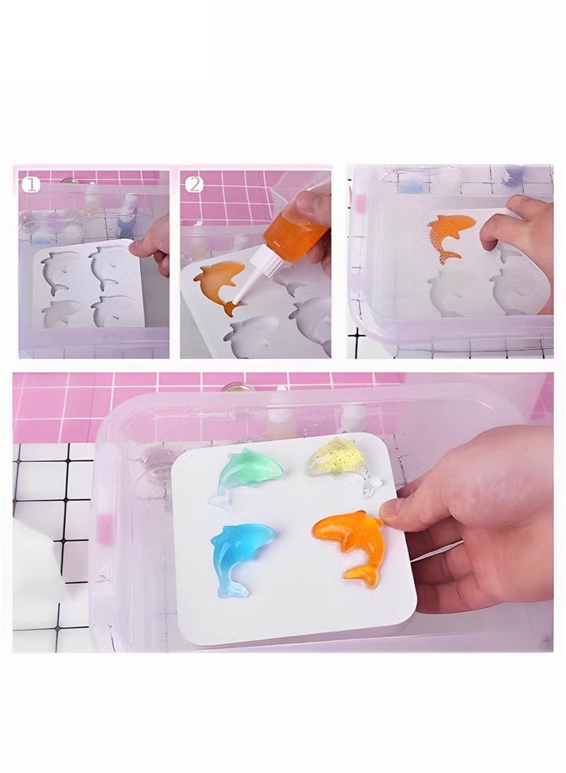 Magical 12 Pcs Water Squishy Toys,Squishy Animals For Party Favors Classroom Prize Fidget Toys Pack Diy Crystal Spirit Children's Handmade Toys - Image 4