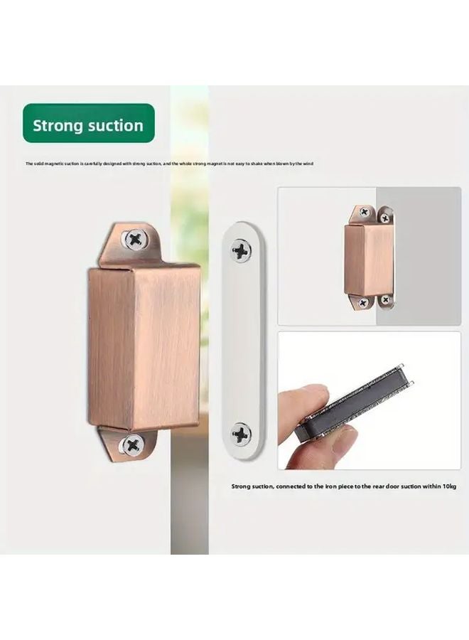 Medium Glossy Heavy Duty Stainless Steel Cabinet Magnet With Screws - Image 3