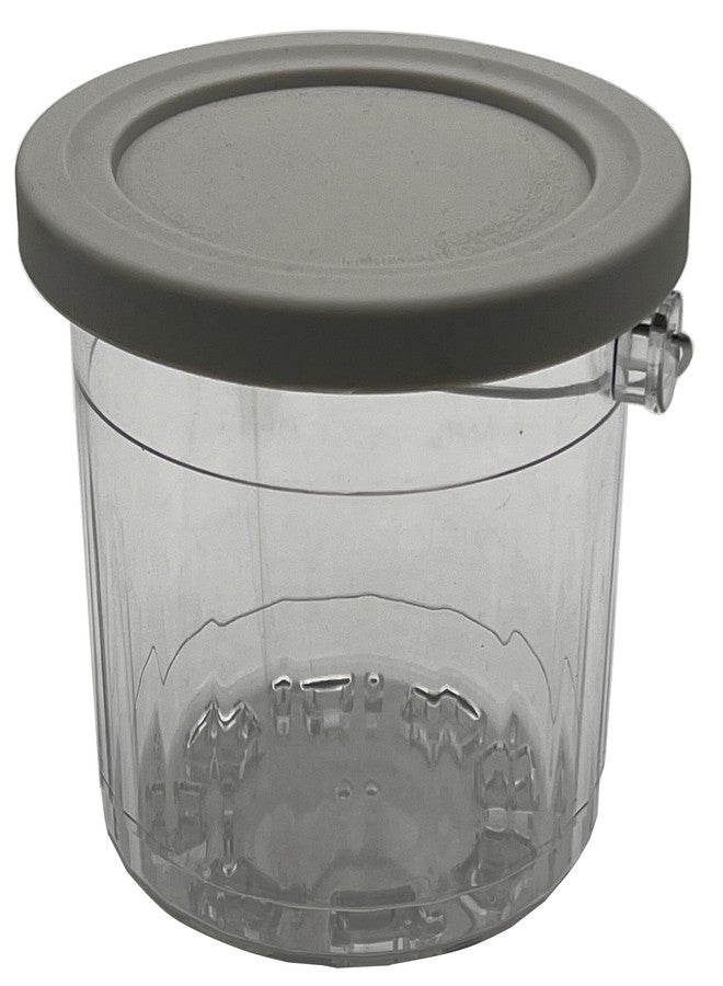 جويستار عبوات آيس كريم جوي ستار المطورة، متوافقة مع أكواب وأغطية نينجا كريمي - عبوة من 4 قطع، أكواب سعة 16 أونصة، سلسلة NC301 NC300 NC299AMZ (أكواب سعة 16 أونصة NC300، برتقالي/بنفسجي/قهوة/رمادي) - Image 4