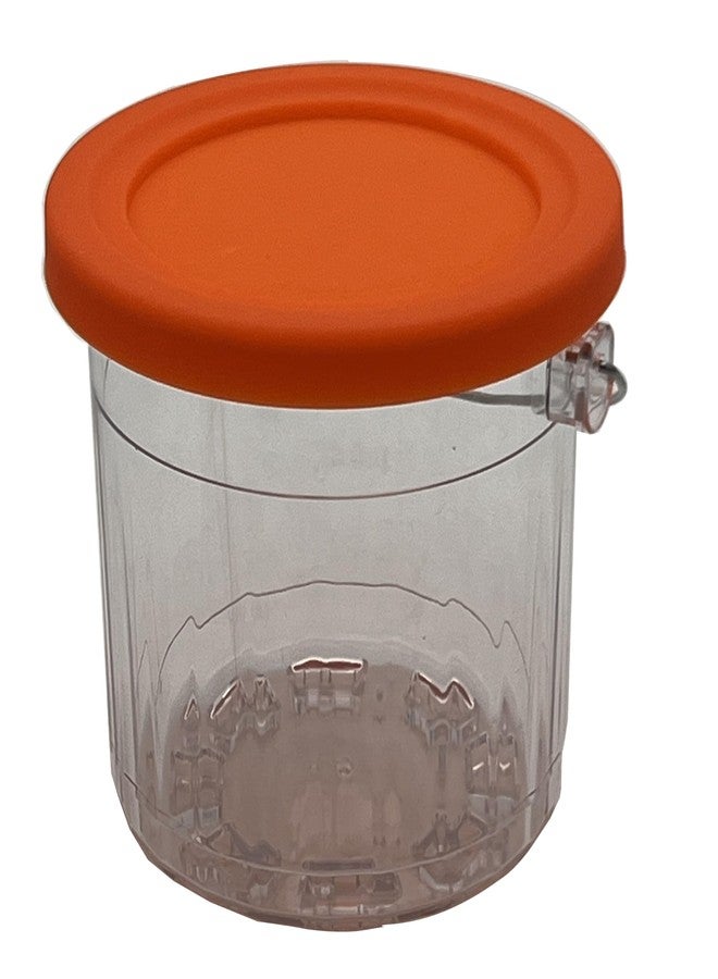 جويستار عبوات آيس كريم جوي ستار المطورة، متوافقة مع أكواب وأغطية نينجا كريمي - عبوة من 4 قطع، أكواب سعة 16 أونصة، سلسلة NC301 NC300 NC299AMZ (أكواب سعة 16 أونصة NC300، برتقالي/بنفسجي/قهوة/رمادي) - Image 5