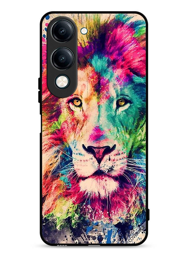 Covernex vivo Y29s Protective Case Cover Lion Paint Art - Image 1