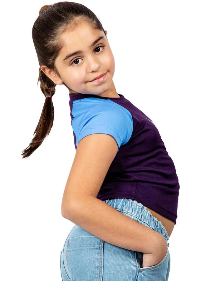 زيسي Girl's Raglan Sleeve Top