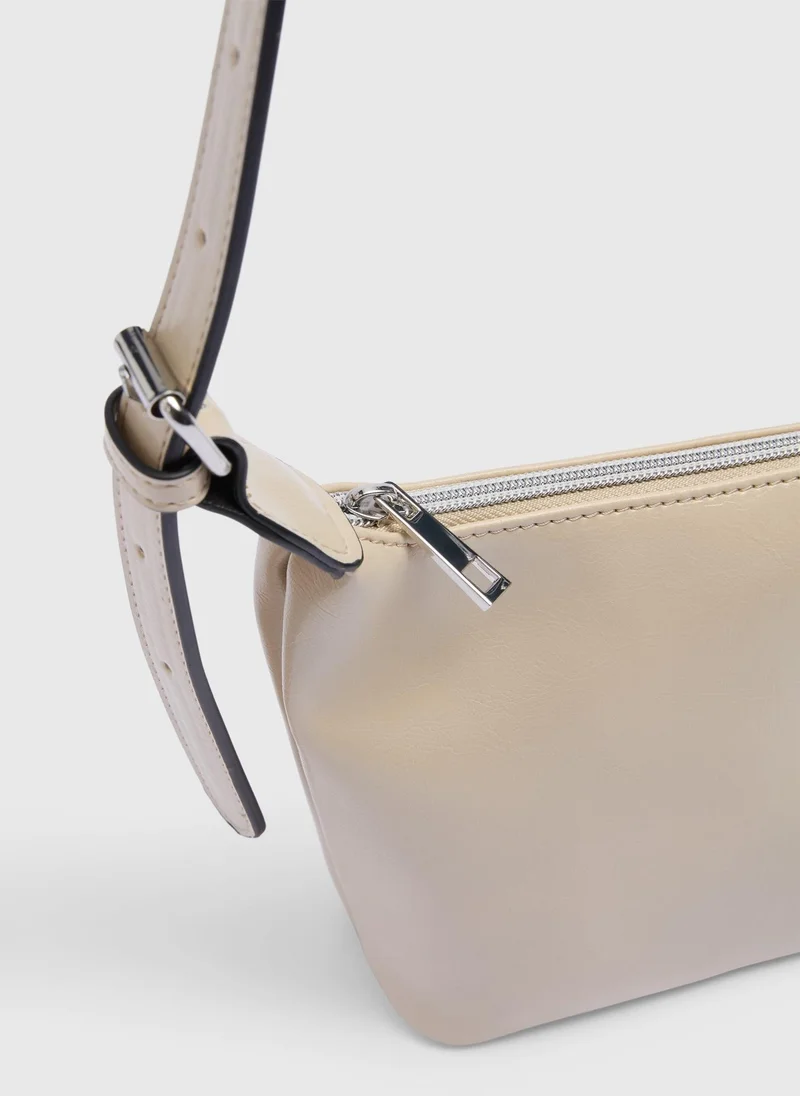 ماتلان Cream PU Cross Body Bag