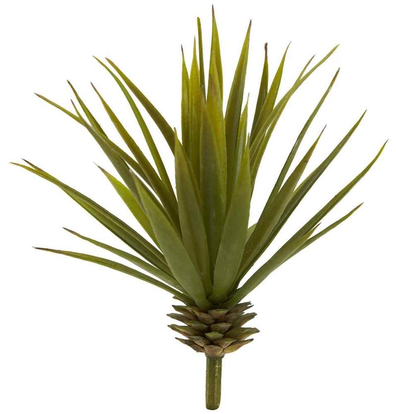 Nearly Natural Mini Spiky Agave Succulent Plant (Set of 12) - Image 1