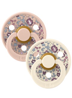 x Liberty Pacifier Colour 2 PACK Eloise Latex Size 2 Blush Mix