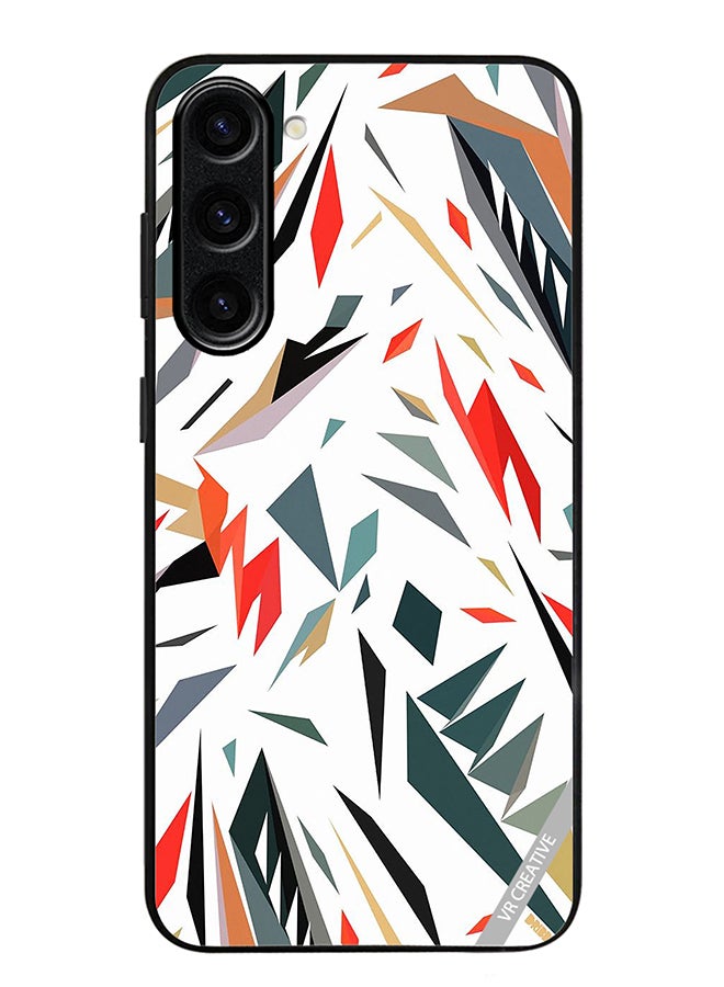 VR CREATIVE Protective Case Cover For Samsung Galaxy S23 FE Abstract Design Multicolour - Image 1