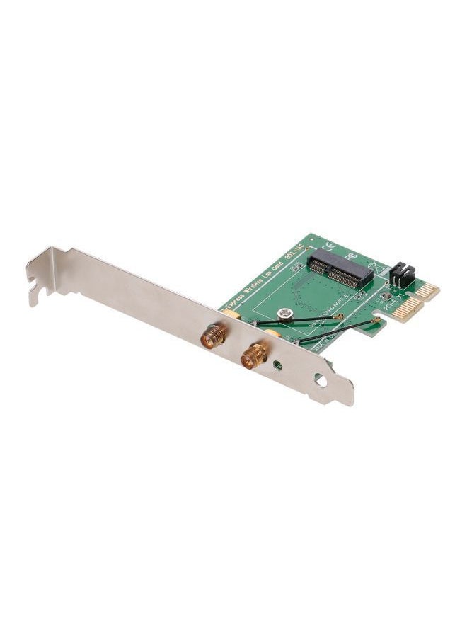 نيبمينينت بطاقة شبكة M.2 NGFF إلى PCI-E أخضر  - Image 3
