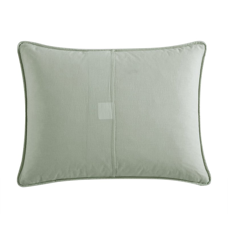 TOMMY Bahama Tommy Bahama - 2 Piece Standard Sham Set  Cotton Bedding with Envelope Closure  Pre-Washed for Added Softness (Costa Sera Green  21x27)  - Image 3