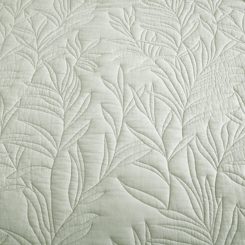 TOMMY Bahama Tommy Bahama - 2 Piece Standard Sham Set  Cotton Bedding with Envelope Closure  Pre-Washed for Added Softness (Costa Sera Green  21x27)  - Image 4
