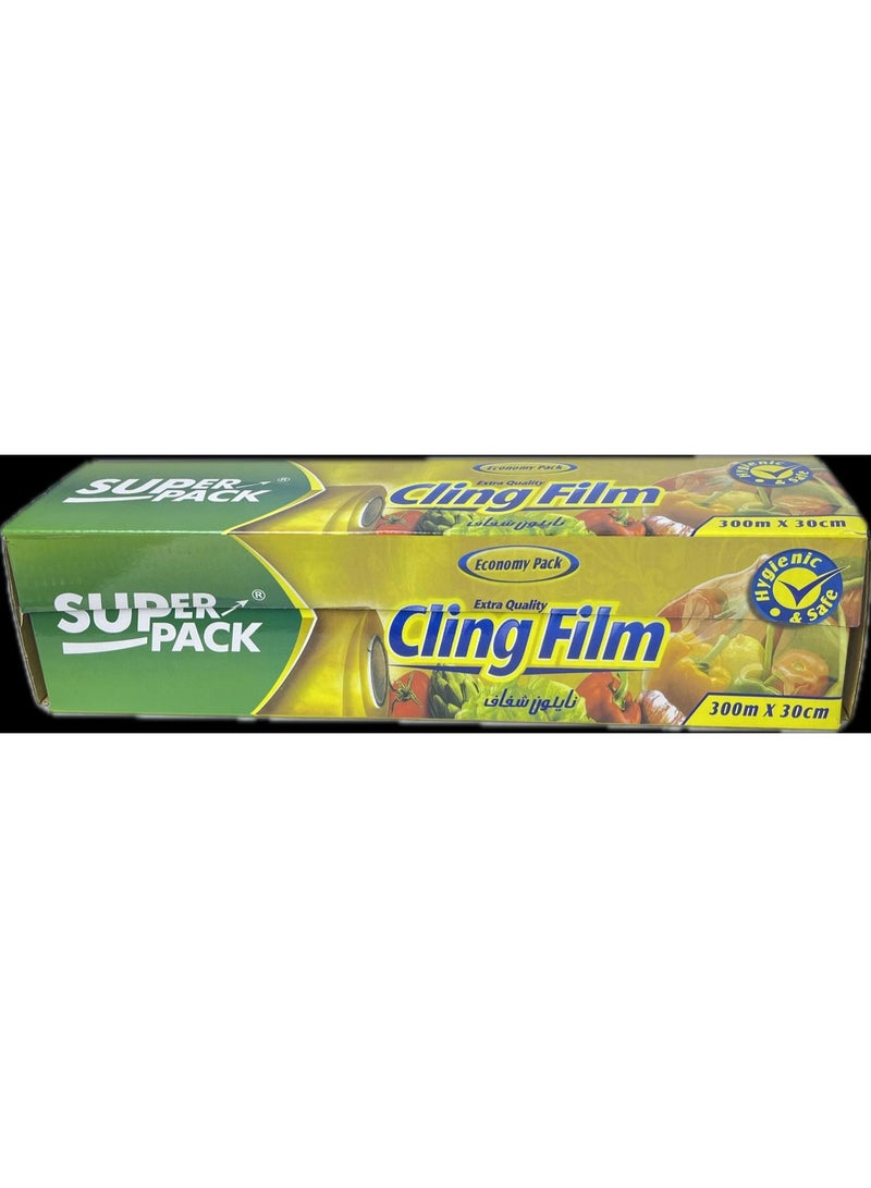 Super Pack Nylon Wrapping Roll 30cm × 300m – High Quality