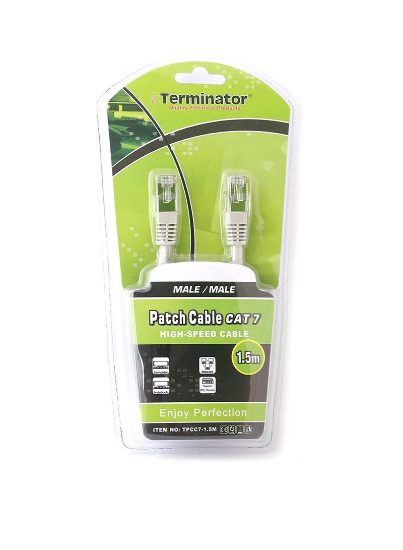Terminator Patch Cord CAT 7 1.5Mtrs TPCC7-1.5M Terminator - Image 1