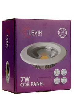 Levin Chip on Board LED High Quality Downlight, 7W-3000k, IP20, 1600 LM, 220-240V, Flicker Free, Warm White. - pzsku/Z27FA420089D9931E0D3CZ/45/_/1719839822/a10c65f6-f870-4282-9e33-b0c7c2ee54f2