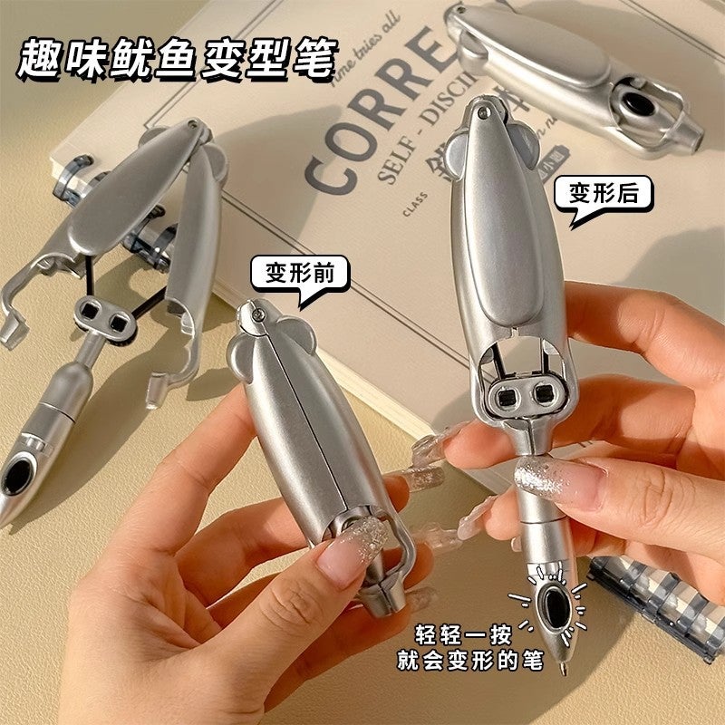 Deformable Stress Relief Gel Pen with Click Mechanism - Image 2