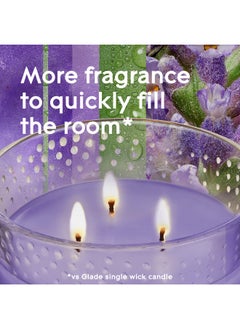 Glade Tranquil Lavender And Aloe Candle 193g  - Image 4