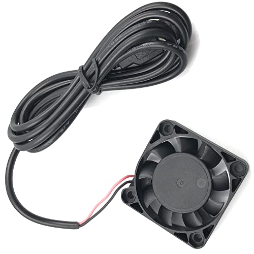 FainWan 2-Pack 40mm x10mm DC 5V USB Brushless Cooling Fan, Dual Ball Bearing, Quiet Operation, 4010 Small Computer Fan 100cm Wire - Image 2
