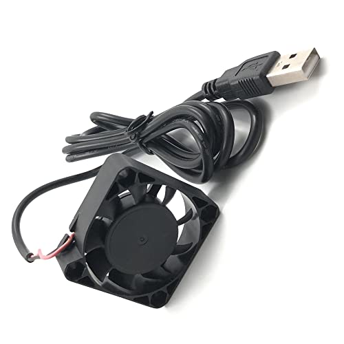 FainWan 2-Pack 40mm x10mm DC 5V USB Brushless Cooling Fan, Dual Ball Bearing, Quiet Operation, 4010 Small Computer Fan 100cm Wire - Image 5