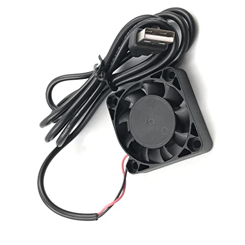 FainWan 2-Pack 40mm x10mm DC 5V USB Brushless Cooling Fan, Dual Ball Bearing, Quiet Operation, 4010 Small Computer Fan 100cm Wire - Image 4