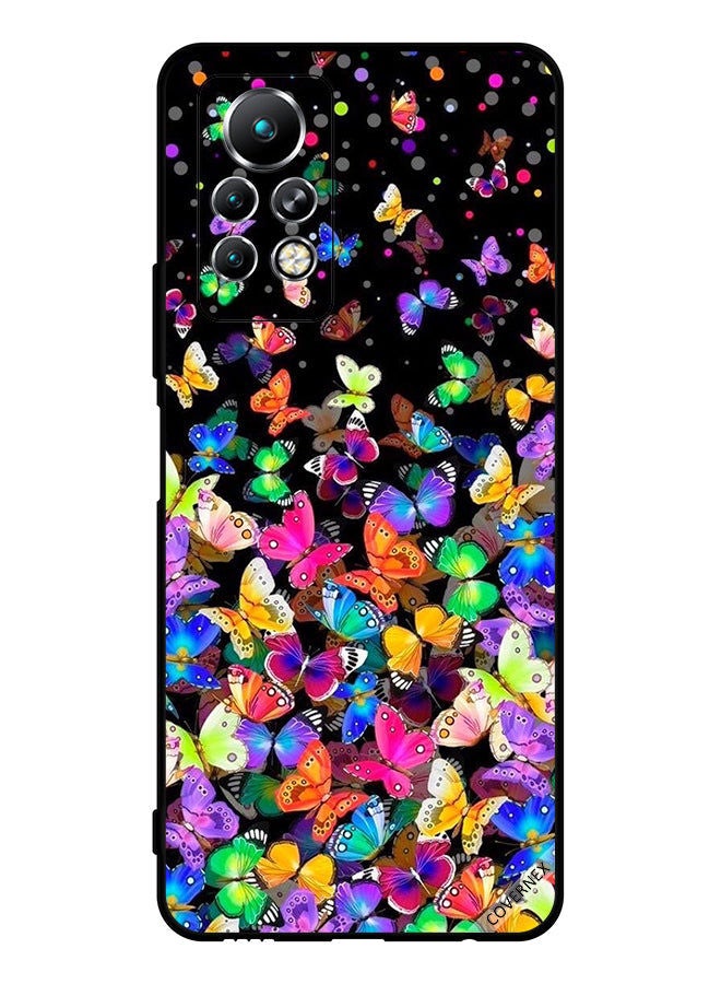Covernex Protective Case Cover For Infinix Note 11 Pro Multi Color Small Butterflies - Image 1