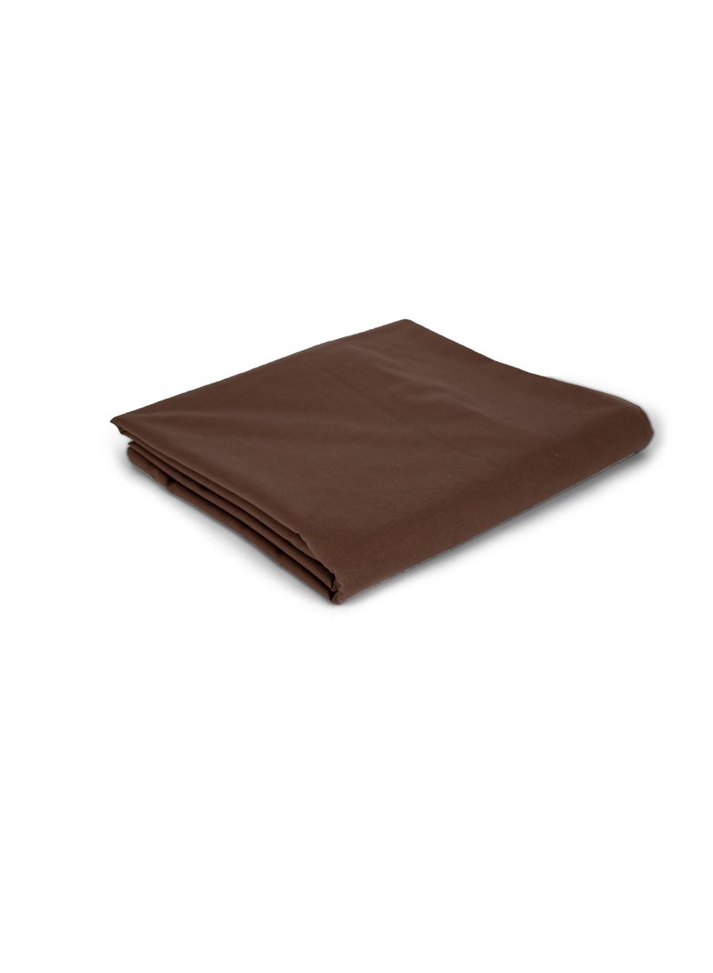 Home of linens شرشف مسطح بني 180x260  - Image 2