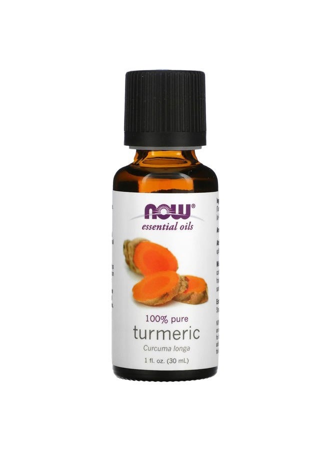 now Essential Oils, Tumeric Essential Oil, Soothing, Uplifting, Balancing, 100% Pure, Child-Resistant Cap, 1-Ounce - Image 4