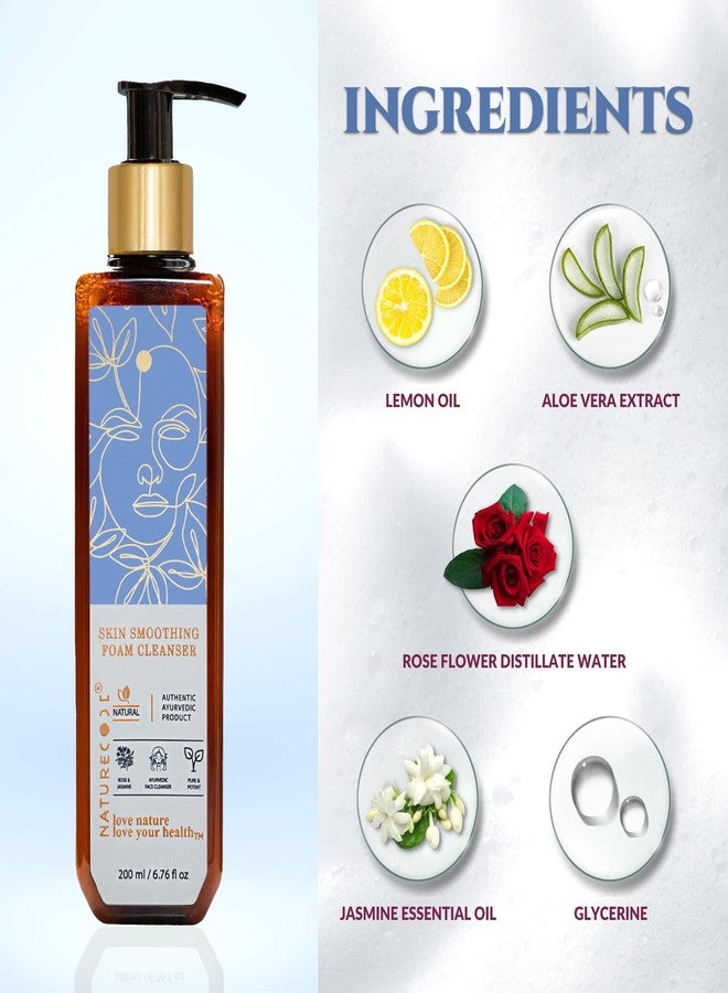 Nature Code NATURECODE Natural Face Wash | Aloe Vera, Neem & Essential Oils | Gentle Foaming Cleanser for Acne-Prone & Sensitive Skin - 200ml (Pack of 2) - Image 4