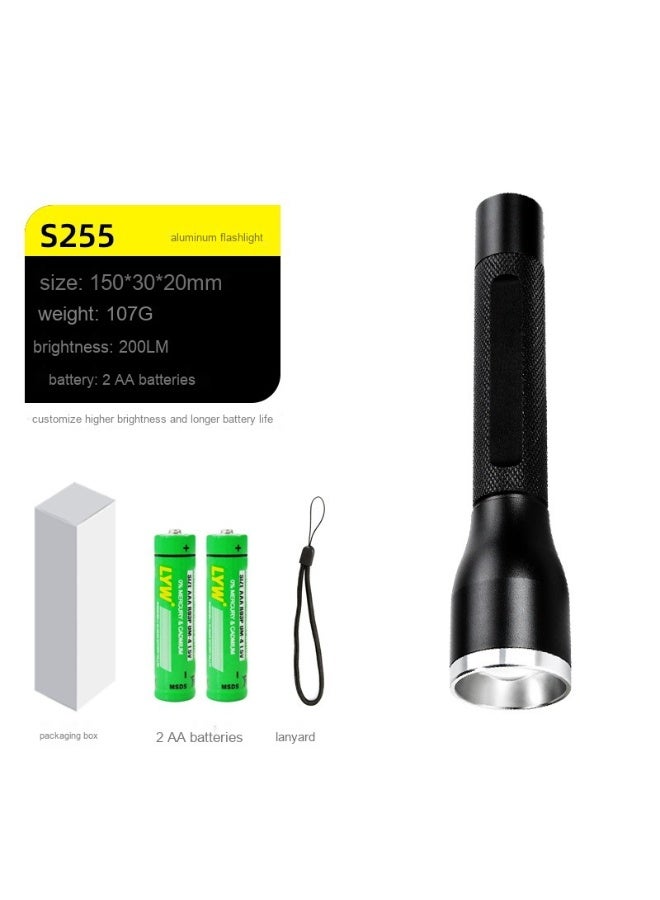 High-Power Laser LED Flashlight - Ultra Bright Rechargeable Aluminum Alloy Model