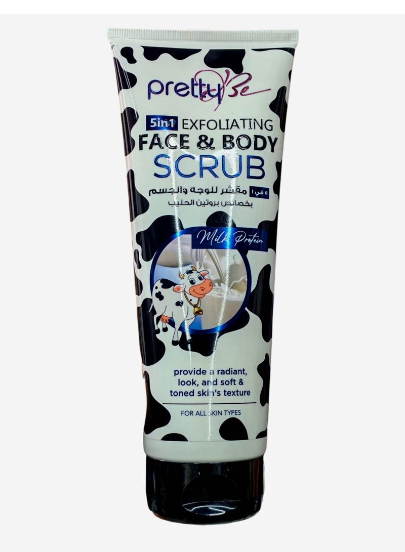 Pretty Be 5 in1 Exfoliating Face & Body Scrub 250 ml