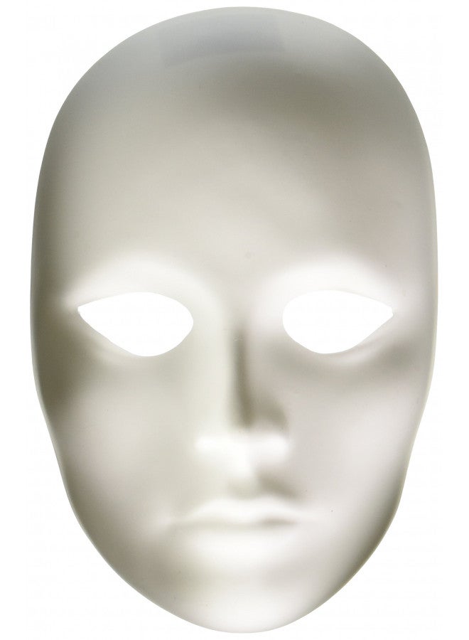 Creativity Street Plain Plastic Feminine Mask,white - 4201