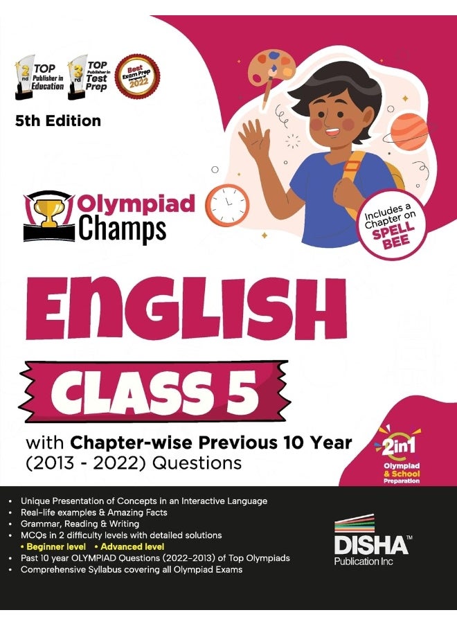 Olympiad Champs English Class 5 with Chapter-wise Previous 10 Year (2013 - 2022) Questions 5th Edition | Complete Prep Guide with Theory, PYQs, Past & Practice Exercise |  - Image 3