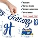 Funnlot Happy Fathers Day Decorations 64pcs with Banner Cake Topper Balloons Ceiling Hangings More in Red Mint Colors - Image 2