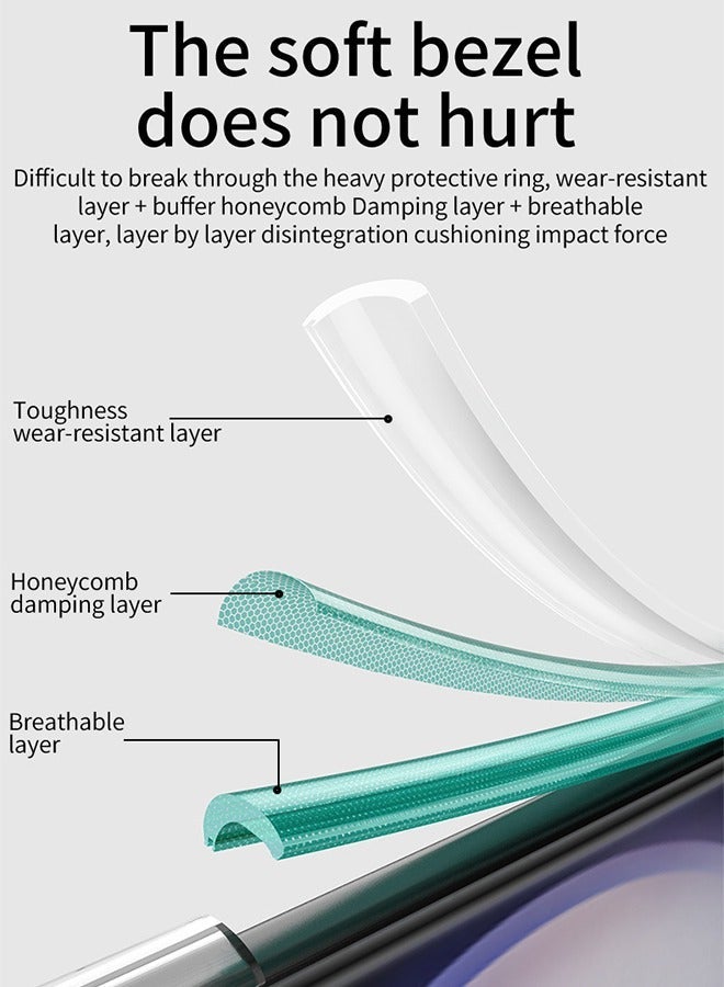 DUNISO Samsung Galaxy S24 Ultra Phone Case Full Body Protective Phone Cover Anti-fall Anti-fingerprint Phone Case with Touchscreen Pen for Samsung Galaxy S24 Ultra 5G Phone Case - Image 3