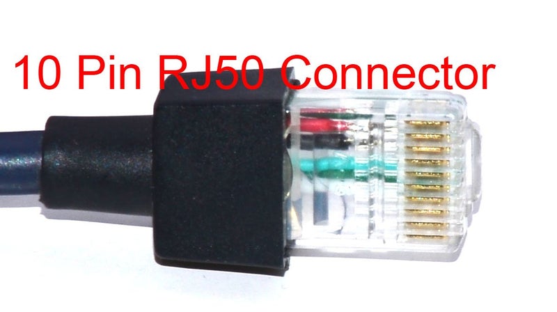 MAENT M. A. Enterprises USB Male To RJ45 RJ50 10 Pin USB Scanner Cable for Symbol LS2208 LS4208 LS 1203 - Image 2