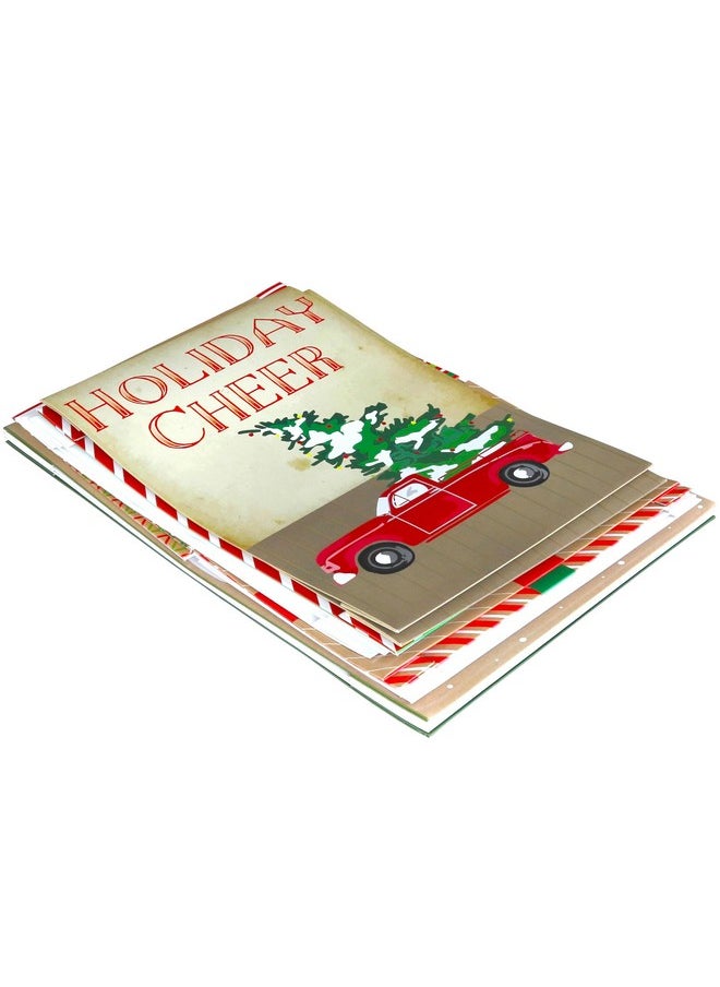 Iconikal Christmas Holiday Kraft Gift Boxes, 3 Sizes, 10-Pack  - Image 3