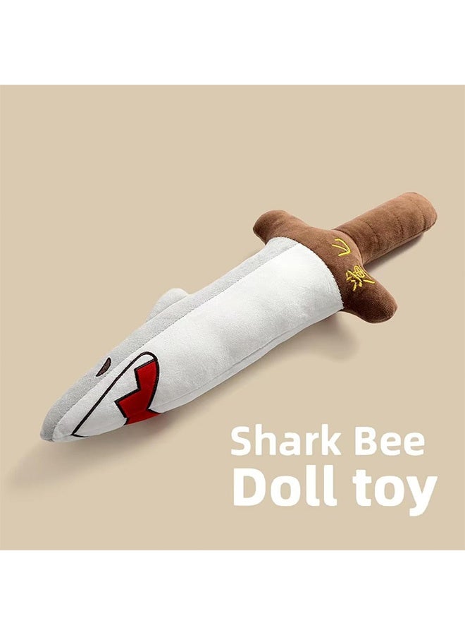 Quantum 4 PCS Tiny Shark Plush Keychain, Shark Keychain Cute Decorative Plush Toy Accessory, Fun Buddy For Purse Backpack Handbag - Image 4