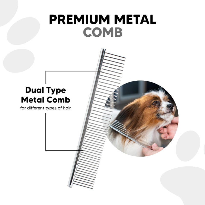 LetsShave EZ-WIZZY 3-in-1 Pet Grooming Kit | Cat & Dog Nail Clippers with Safety Guard, Nail File & Hair Comb | Professional Pet Care Combo for Safe & Stress-Free Grooming - Image 5