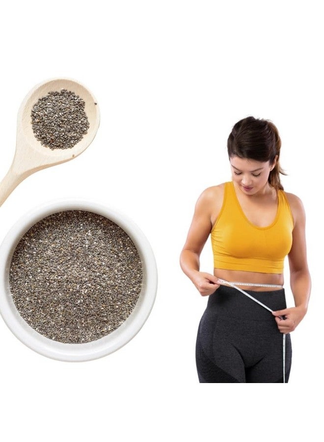 U360 Organic Chia Seeds | Omega 3 and Fibe Seeds for Weight Management | Rich in Calcium, Protein & Fibre U360_Chia-Seeds_H 400g - Image 2