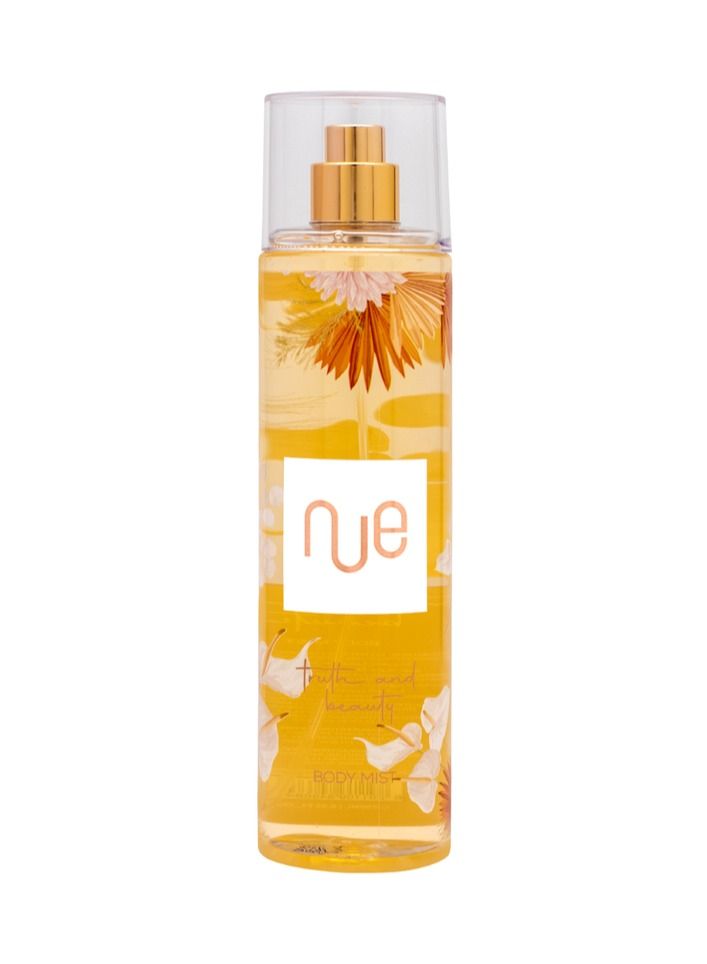 Nue Nue Body Mist Truth And Beauty Refreshing Perfumed Fragrance Spray for Men and Women 250ml - Image 1
