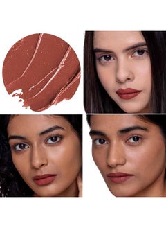 KIRO Airy Matte Liquid Lipstick Nutmeg Nude | Chocolate Brown | Transferproof I Waterproof Lipstick Long Lasting I Apricot & Avocado Oil | 100% Vegan | 5Ml | No Parabens, No Toxins  - Image 4